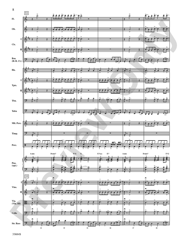 Fame (from the motion pictureFame) - Full Orchestra Conductor Score & Parts (Digital Download)