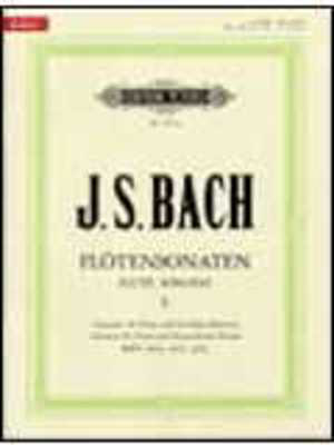 Flute Sonatas Vol. 1 - Johann Sebastian Bach - Flute Edition Peters