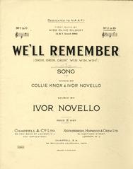 We'll Remember (Grin, Grin, Grin! Win, Win, Win!) - Vocal/Piano (Digital Download)