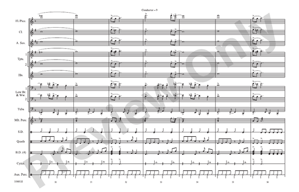 Ramblin' Man – Marching Band Conductor Score & Parts (Digital Download)