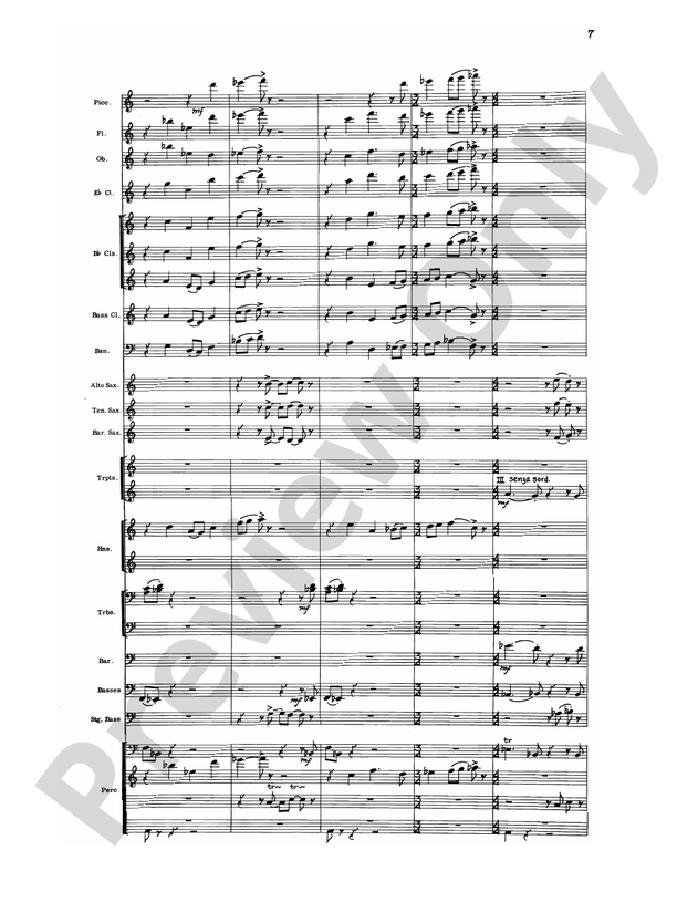 Liturgical Music for Band, Op. 33 - Concert Band Conductor Score & Parts (Digital Download)