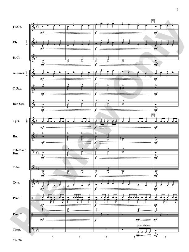 Predators of the Deep - Concert Band Conductor Score & Parts (Digital Download)
