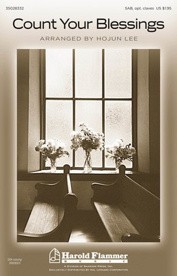 Count Your Blessings - SAB Hojun Lee Shawnee Press Choral Score Octavo