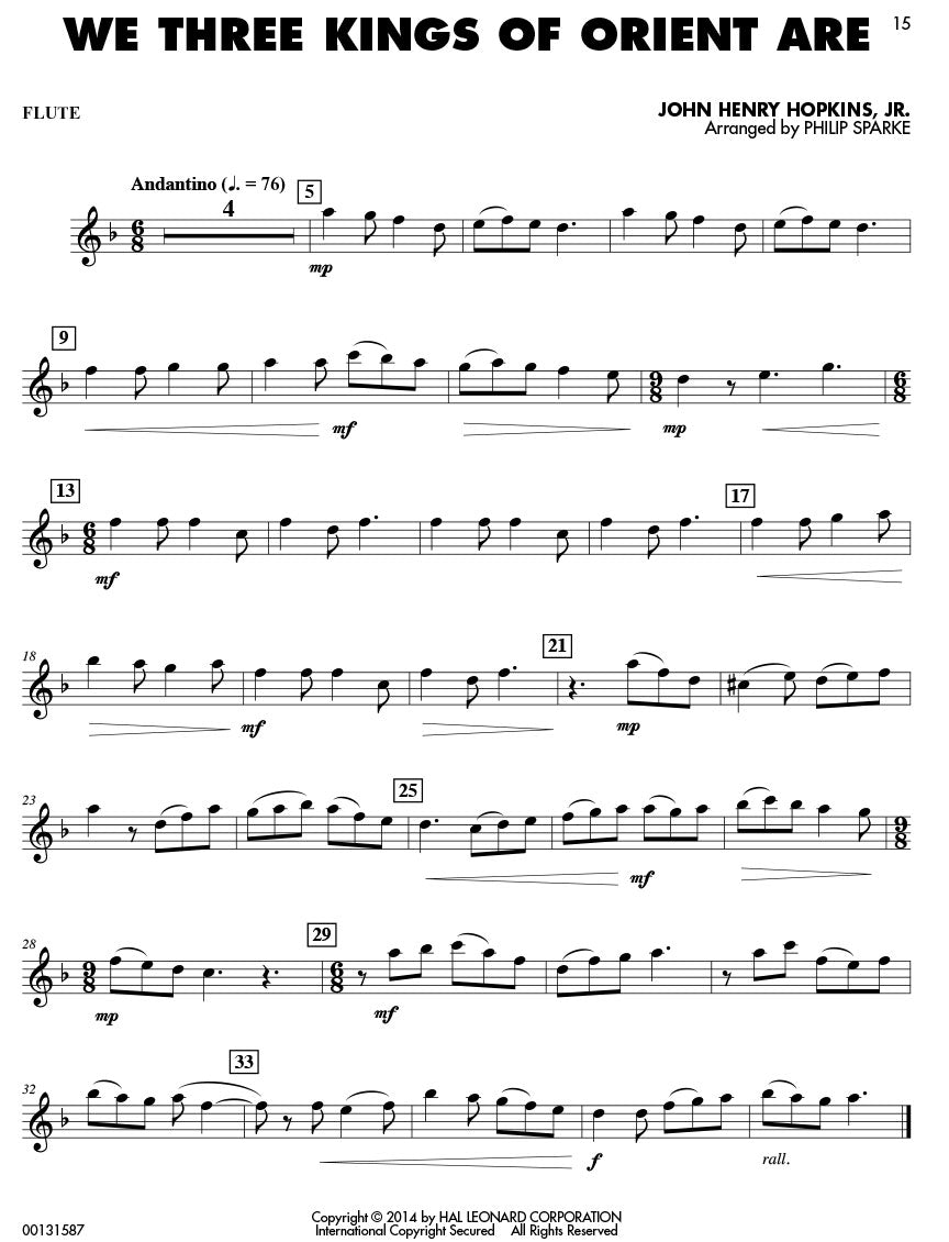 Easy Carols for Flute, Vol. 1 - 15 Holiday Solos - Various - Flute Philip Sparke Hal Leonard Sftcvr/Online Audio