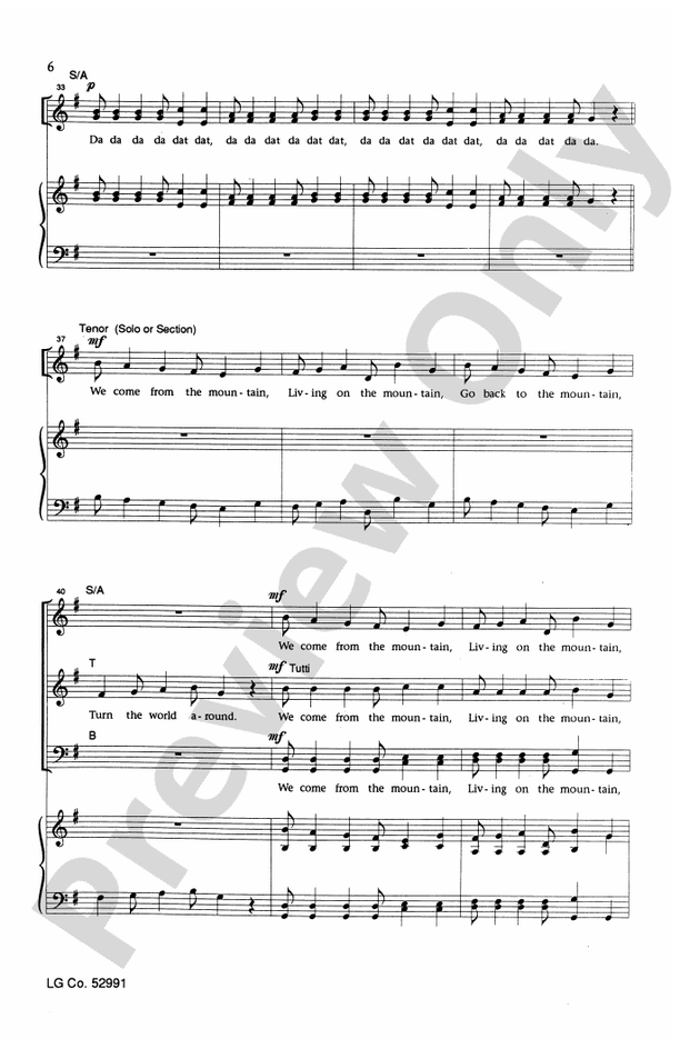 Turn the World Around - SATB Choral Octavo (Digital Download)
