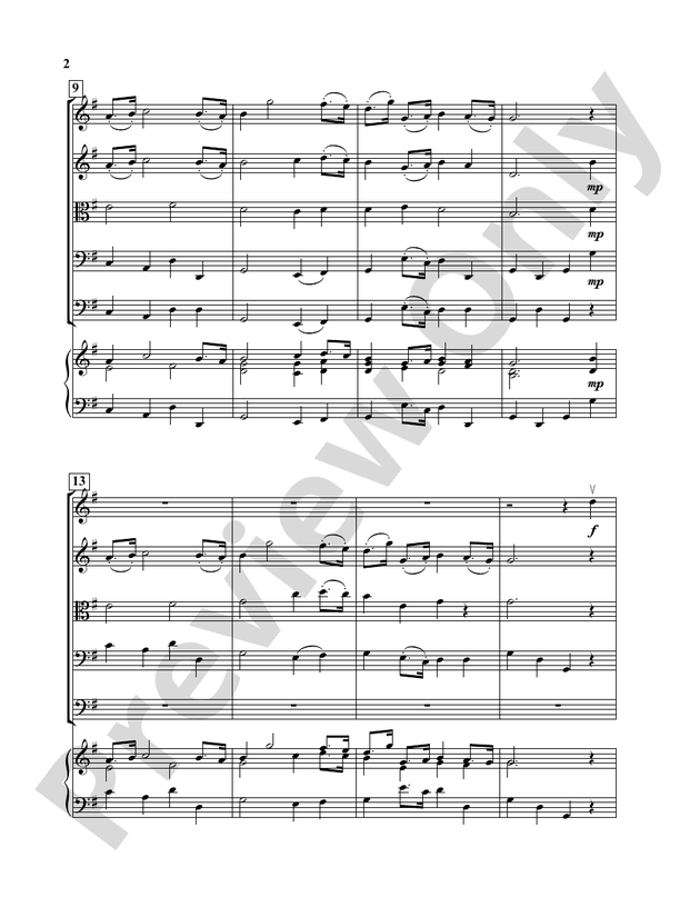 Majestic March - Arr. Loreta Fin – String Orchestra Conductor Score & Parts (Digital Download)