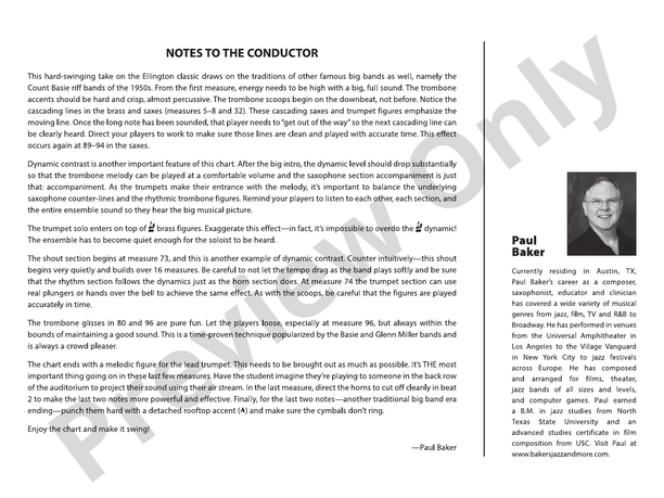 I'm Beginning to See the Light - Jazz Ensemble Conductor Score & Parts(Digital Download)