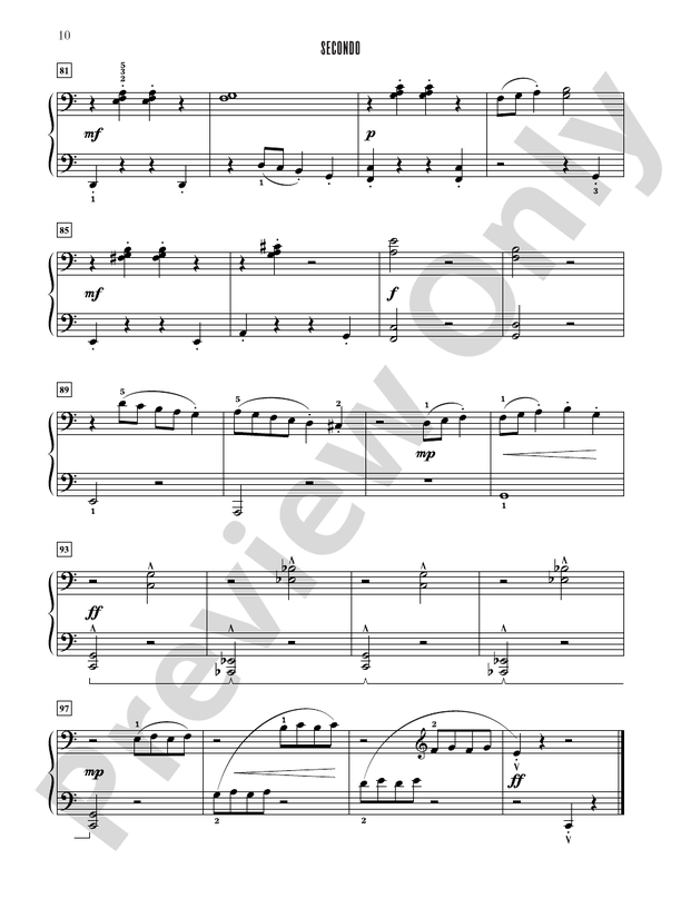 Contest Winners for Two, Book 4: 7 Original Piano Duets from the Alfred, Belwin, and Myklas Libraries - 1 Piano, 4 Hands (Digital Download)
