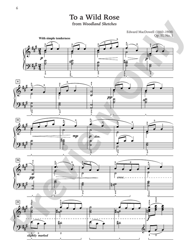 MacDowell - Classics for the Advancing Pianist: Edward MacDowell, Book 1: Intermediate to Late Intermediate Repertoire - Piano (Digital Download)