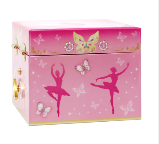 Butterfly Ballet Musical Jewellery Box 10.5W x 8.5H x 10.5D cm