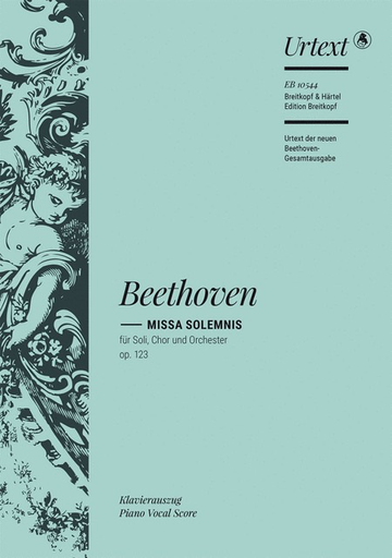 Missa Solemnis in D major Op. 123 - Vocal Score - Beethoven - Breitkopf