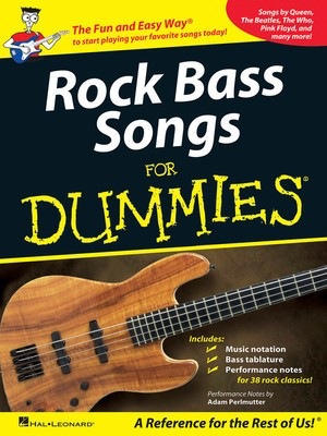 Rock Bass Songs for Dummies - Various - Bass Guitar Hal Leonard Bass TAB