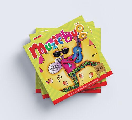***WAS 9.95***Muzicbug Book 1 Ferdi Fly and the Flamenco Guitar Being Active