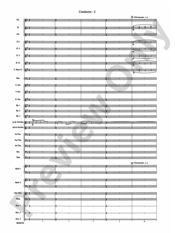 Twelve Seconds to the Moon - Concert Band Conductor Score & Parts (Digital Download)
