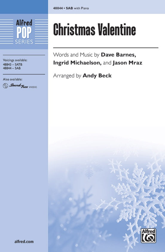 Christmas Valentine – SAB Choral Octavo (Digital Download)