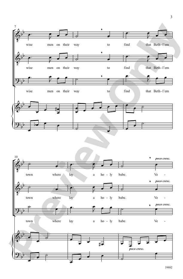 Carol of the Star – TTB Choral Octavo (Digital Download)
