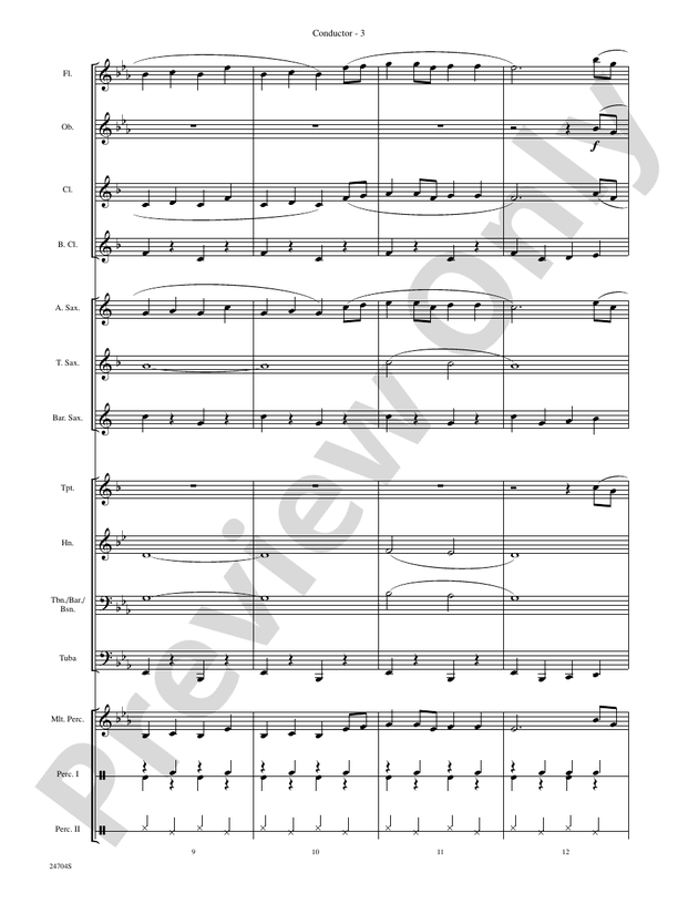 Way Out West - Concert Band Conductor Score & Parts (Digital Download)