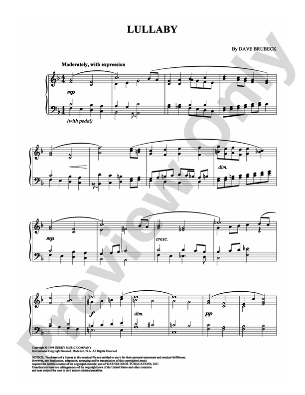 Lullaby - DSM-PS-0001001 - Piano (Digital Download)