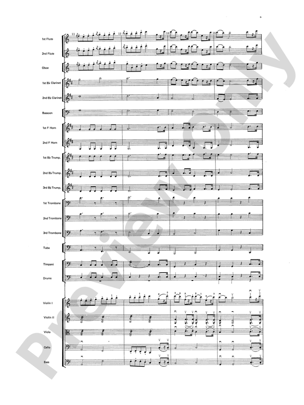 Beethoven's 5th Symphony, Finale – Full Orchestra Conductor Score & Parts (Digital Download)
