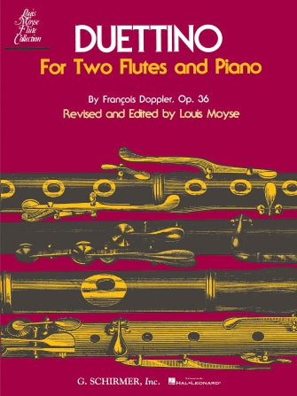 Doppler - Duettino Op36 - 2 Flutes/Piano Accompaniment edited by Moyse Schirmer 50480025