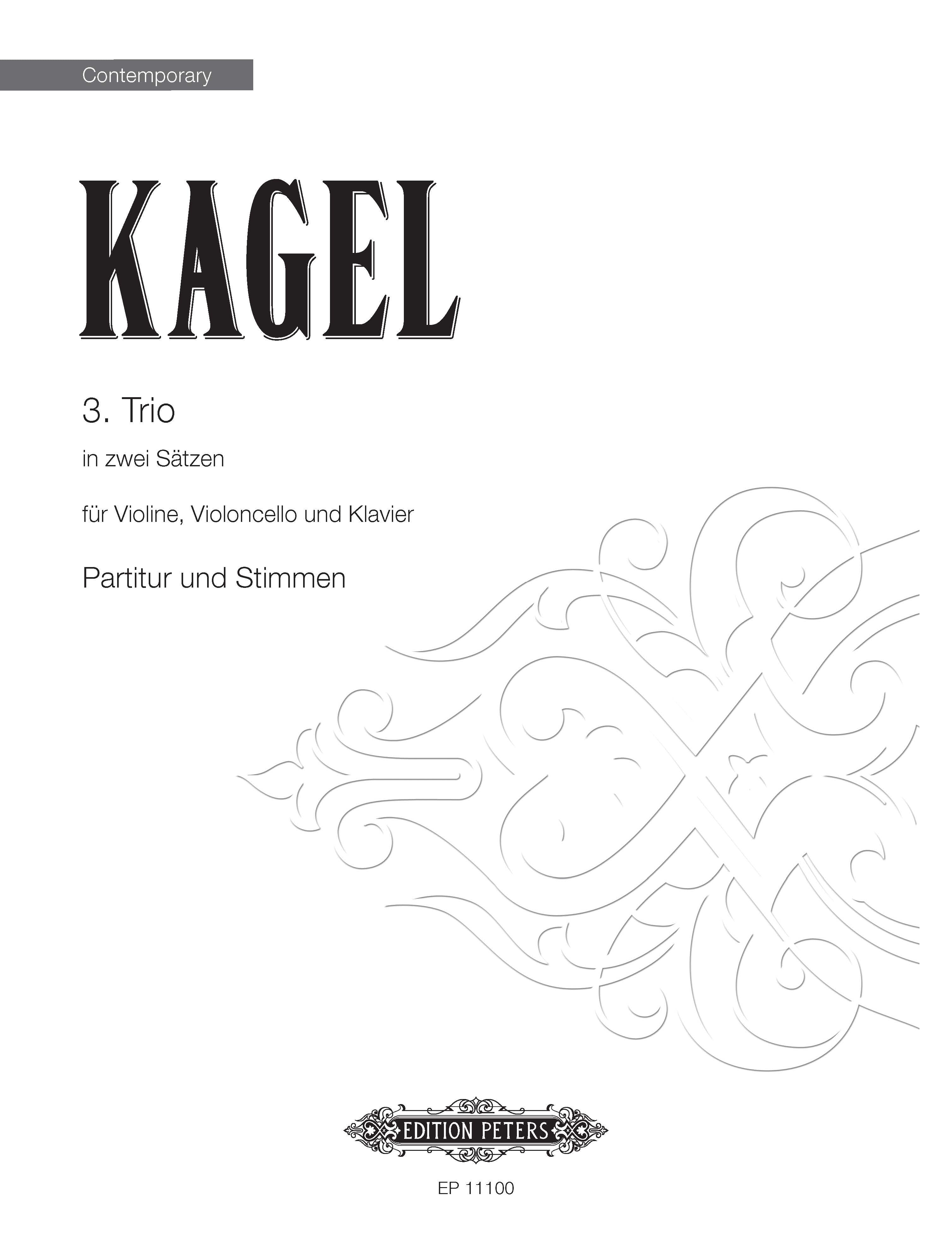 Third Piano Trio (EP11100) - Piano/Violin/Cello Full Score (Digital Download)