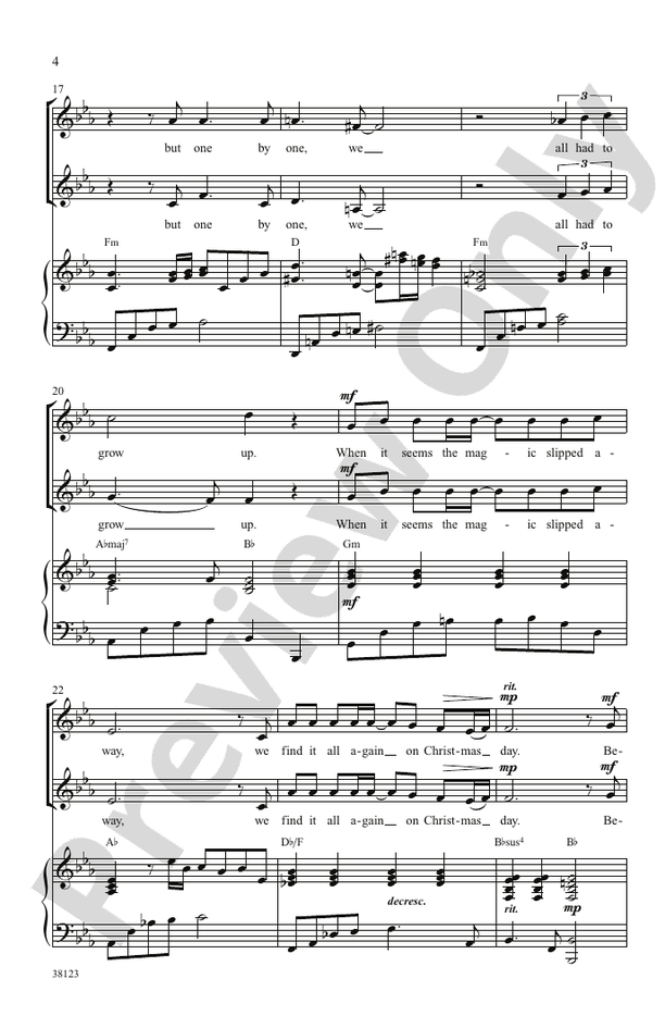 Believe (from The Polar Express) – SSA Choral Octavo (Digital Download)