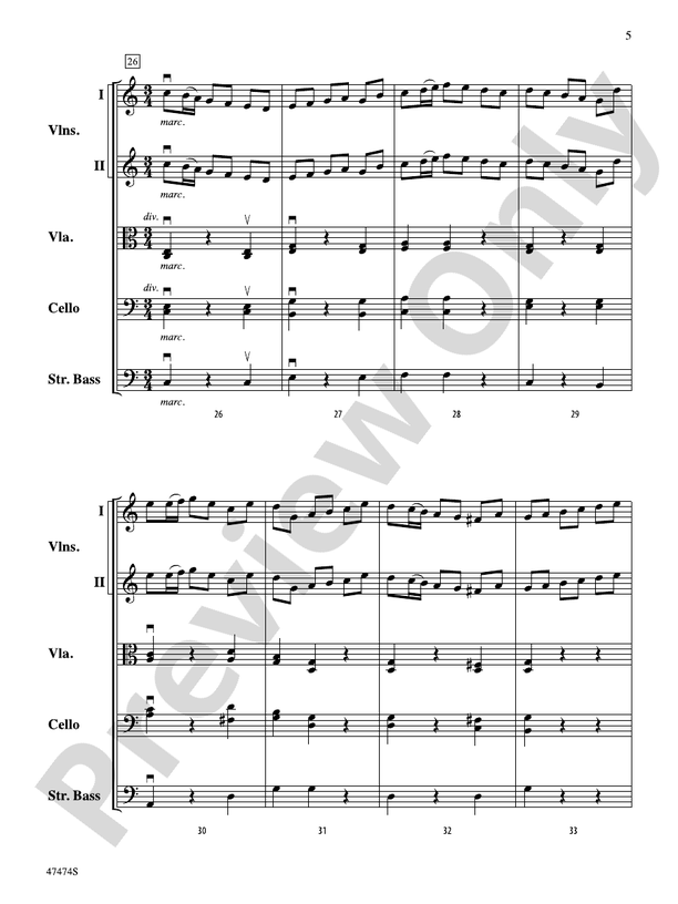 Fanfare, Fantasy, and Fugue - String Orchestra Conductor Score & Parts (Digital Download)