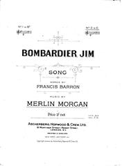 Bombardier Jim - C Major Vocal/Piano (Digital Download)