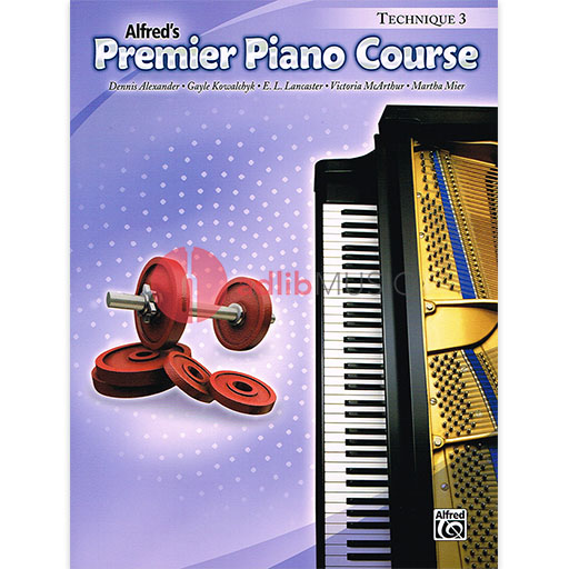 Alfred's Premier Piano Course Technique 3 - Piano by Dennis/Lancaster/Kowalchyk/Mier/McArthur Alfred 34105