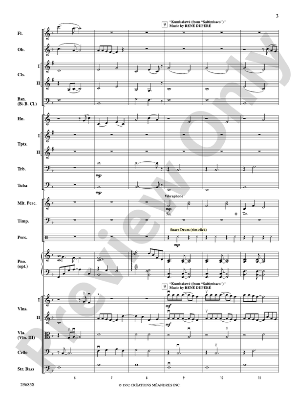 Cirque du Soleil Celebration – Full Orchestra Conductor Score & Parts (Digital Download)