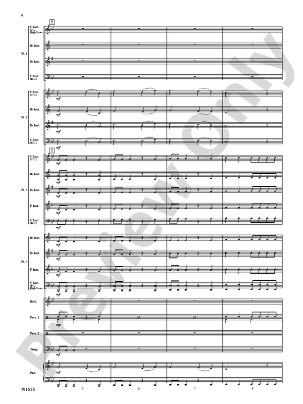 Great Beginnings (Flexible Arrangement) - Concert Band Conductor Score & Parts (Digital Download)