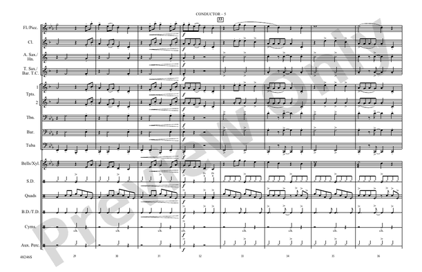 Truth Hurts – Marching Band Conductor Score & Parts (Digital Download)
