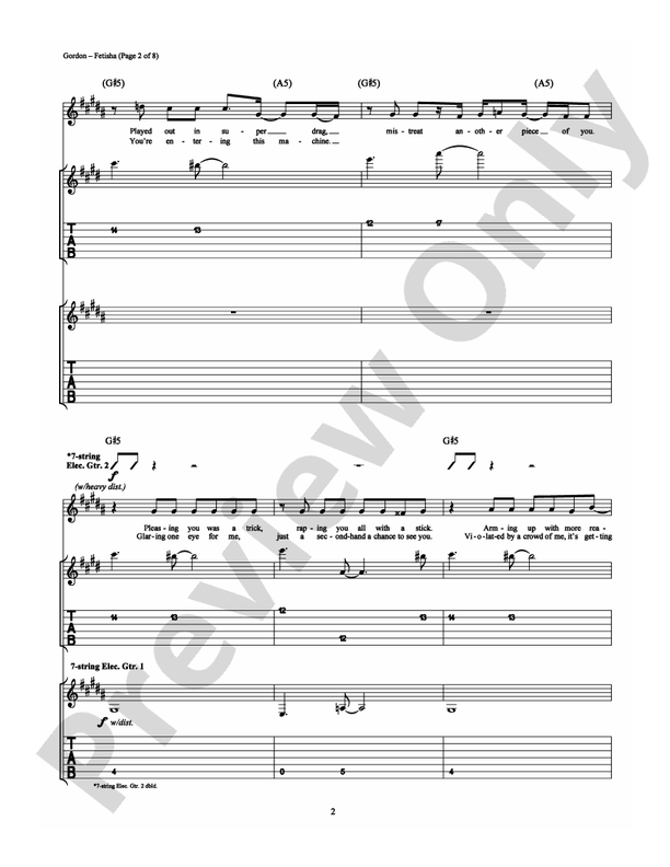 Fetisha - Guitar TAB (Digital Download)