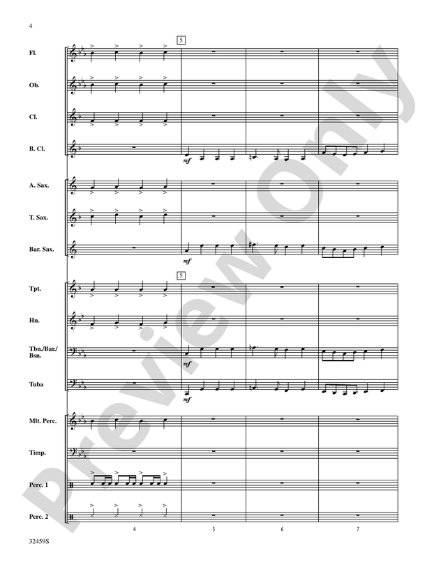 Royal March of the Lion - Concert Band Conductor Score & Parts (Digital Download)