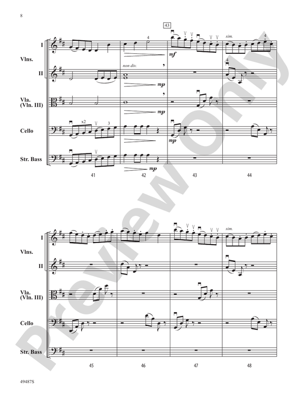 Bow Olympics - String Orchestra Conductor Score & Parts (Digital Download)