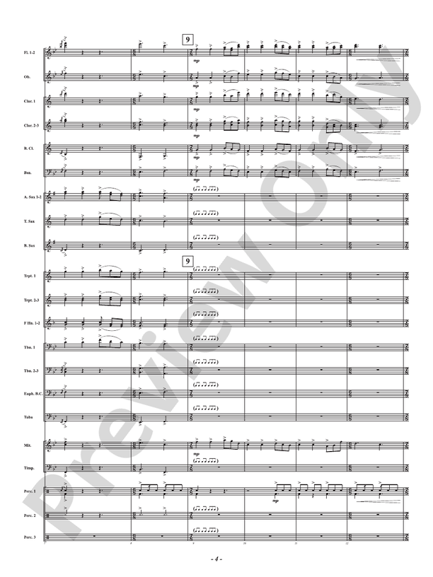 Jersey Jaunt - Concert Band Conductor Score & Parts (Digital Download)