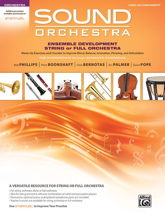 Sound Orchestra Ensemble Development - Full or String Orchestra Piano Accompaniment by Phillips/Boonshaft/Bernotas/Palmer/Pope Alfred 49821