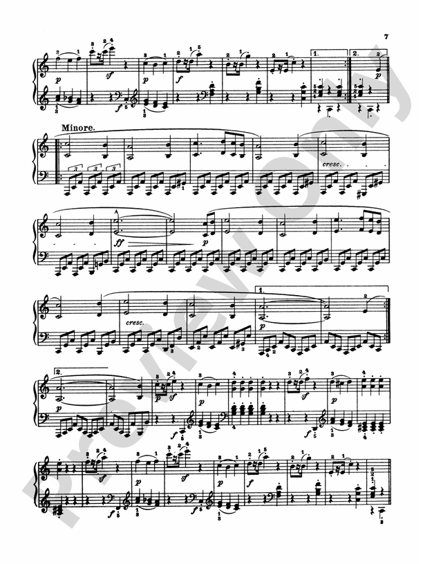 Beethoven - Various Piano Works, Including Complete Bagatelles - Piano Solo (Digital Download)