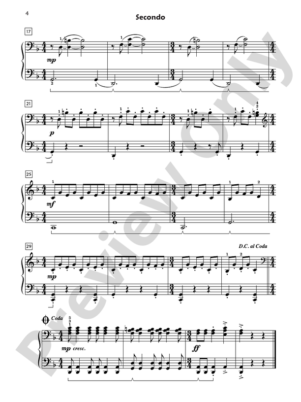 Premier Piano Course, Duet 6 - 1 Piano, 4 Hands (Digital Download)
