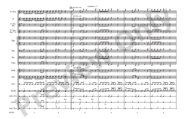 Prologue / Little Shop of Horrors – Marching Band Conductor Score & Parts (Digital Download)