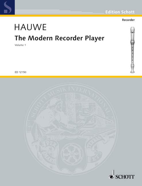 Modern Recorder Player Book 1 - Recorder by Hauwe Schott ED12150