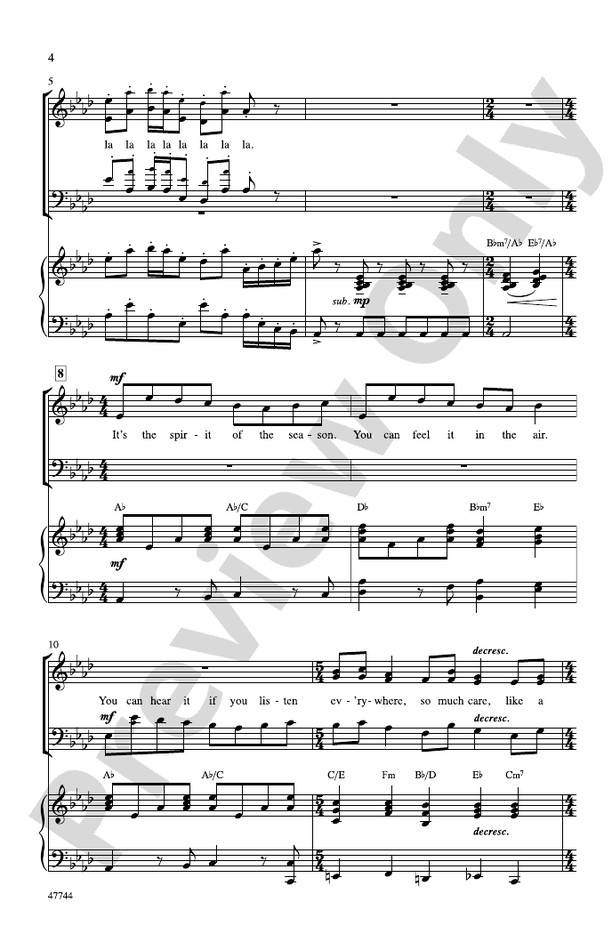 Holiday Film Festival – SATB (Digital Download)