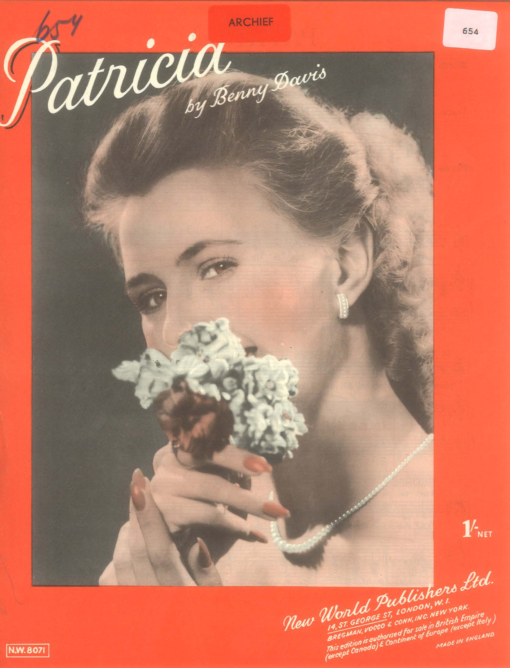 Patricia - Perry Como - PVG (Digital Download)