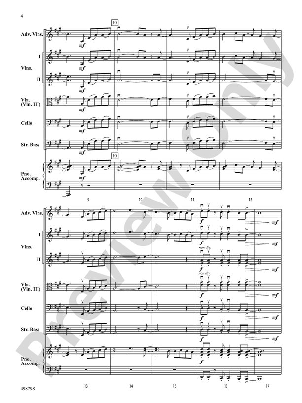 Dreams - String Orchestra Conductor Score & Parts (Digital Download)