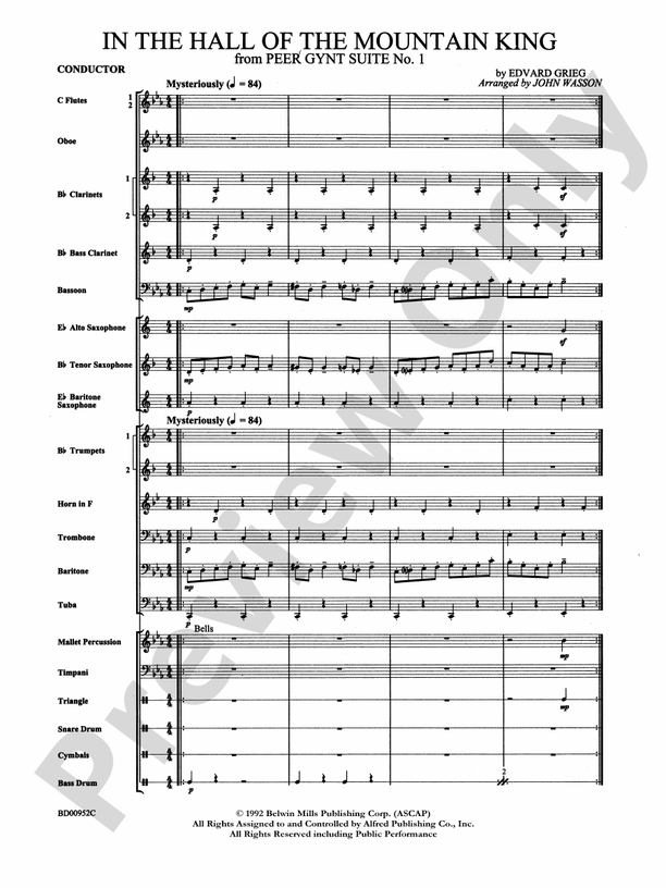 In the Realm of Kings - Concert Band Conductor Score & Parts (Digital Download)