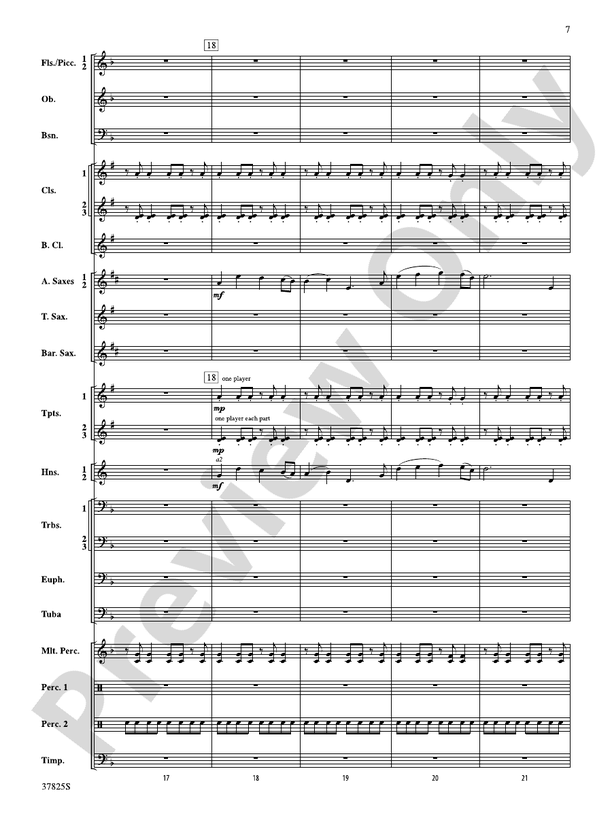 Savannah River Rhapsody - Concert Band Conductor Score & Parts (Digital Download)