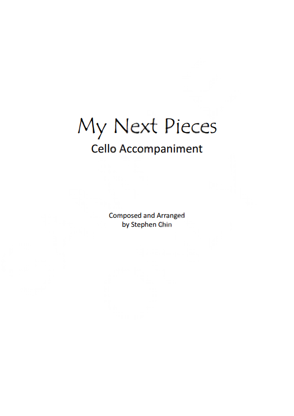 Chin - My Next Pieces - Cello Accompaniment Everything String ES135AC