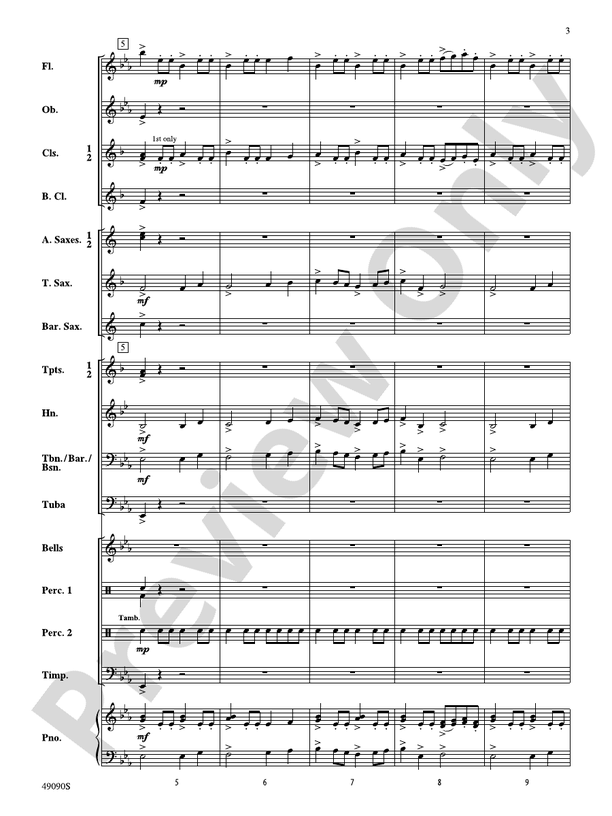 A Woodland Celebration - Concert Band Conductor Score & Parts (Digital Download)