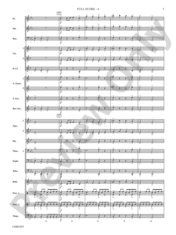 Distant Journeys - Concert Band Conductor Score & Parts (Digital Download)