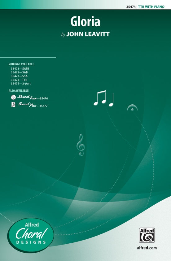 Gloria - John Leavitt – TTB Choral Octavo (Digital Download)